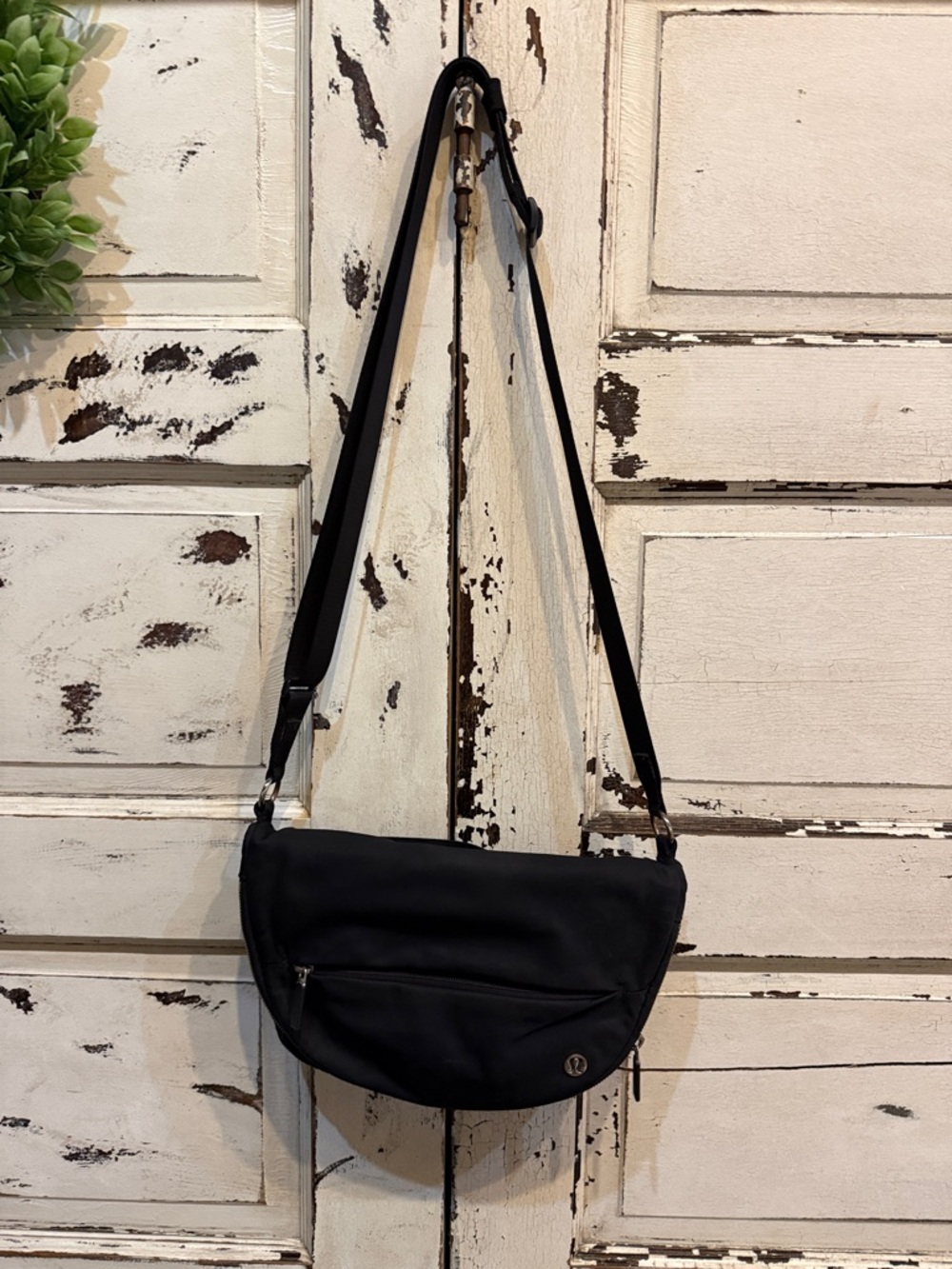 Lululemon Black Festival Crossbody Shoulder Bag Black w/ adjustable strap